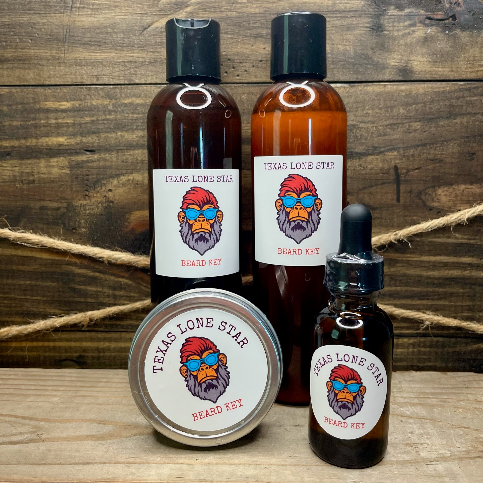 Texas Lone Star Beard Bundle